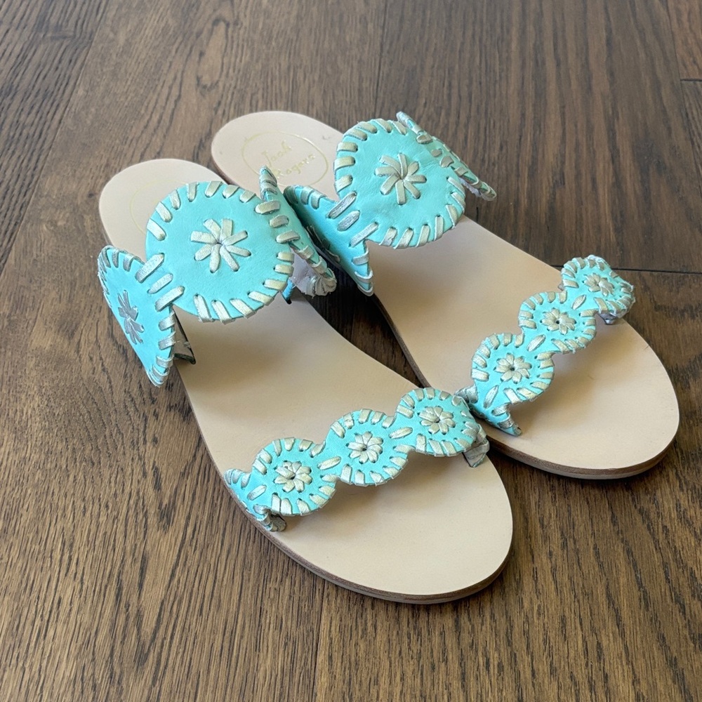 Jack Rogers Turquoise Sandals